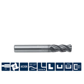 G-PP300-R4 4 Flutes, Corner Radius, with Variable Helix - Big-tools Industrial Supply Tools for Metal Cutting